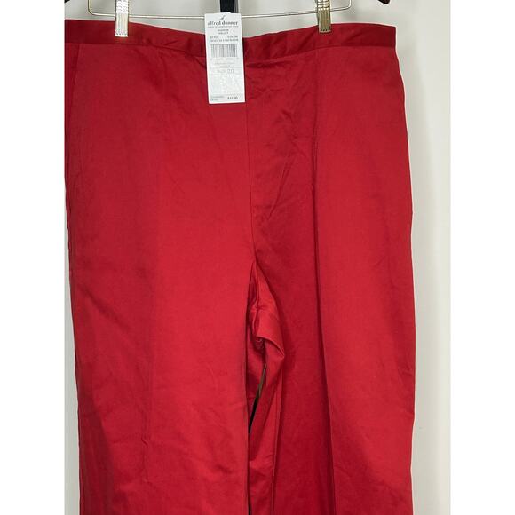 Alfred Dunner NWT- size 20 Red Elastic Dress pants - Picture 1 of 6